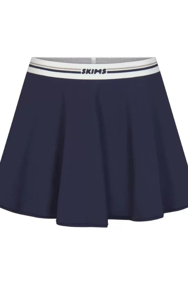 Sporty Logo Skort Set with Pocketed Undershorts