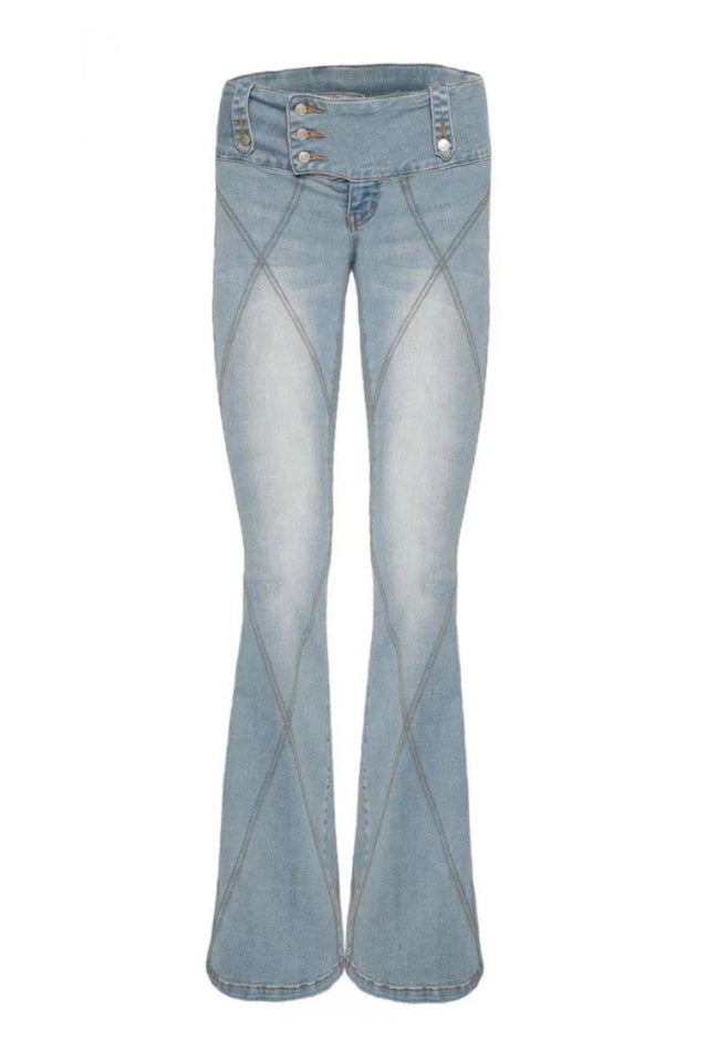 Light Blue Fully Lined Denim Jeans