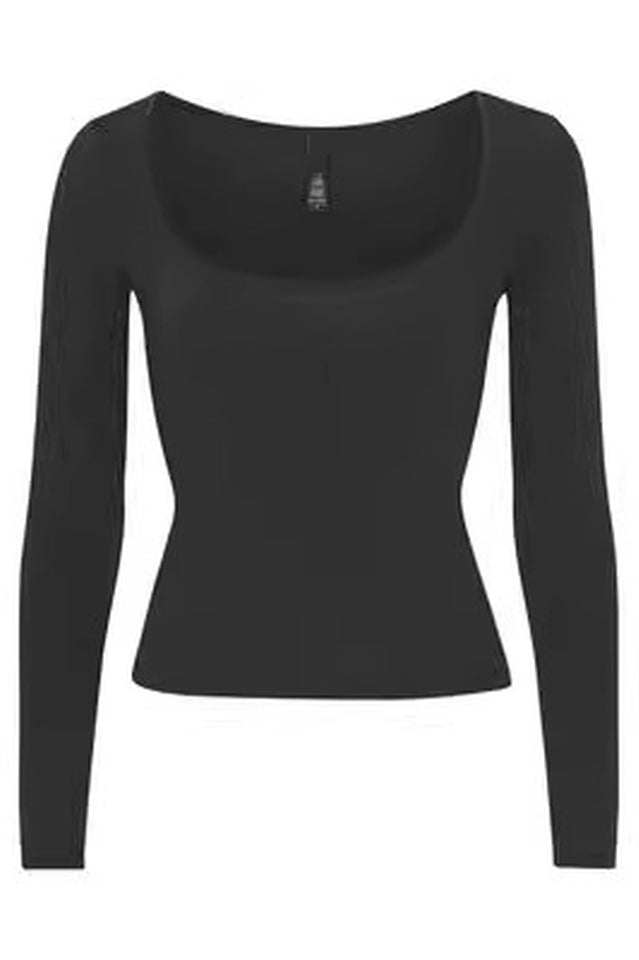 Fits Everybody Long Sleeve T-Shirt - Soft Scoop Top