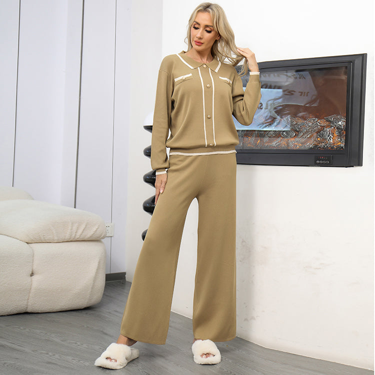 Casual Jersey Two Piece Set