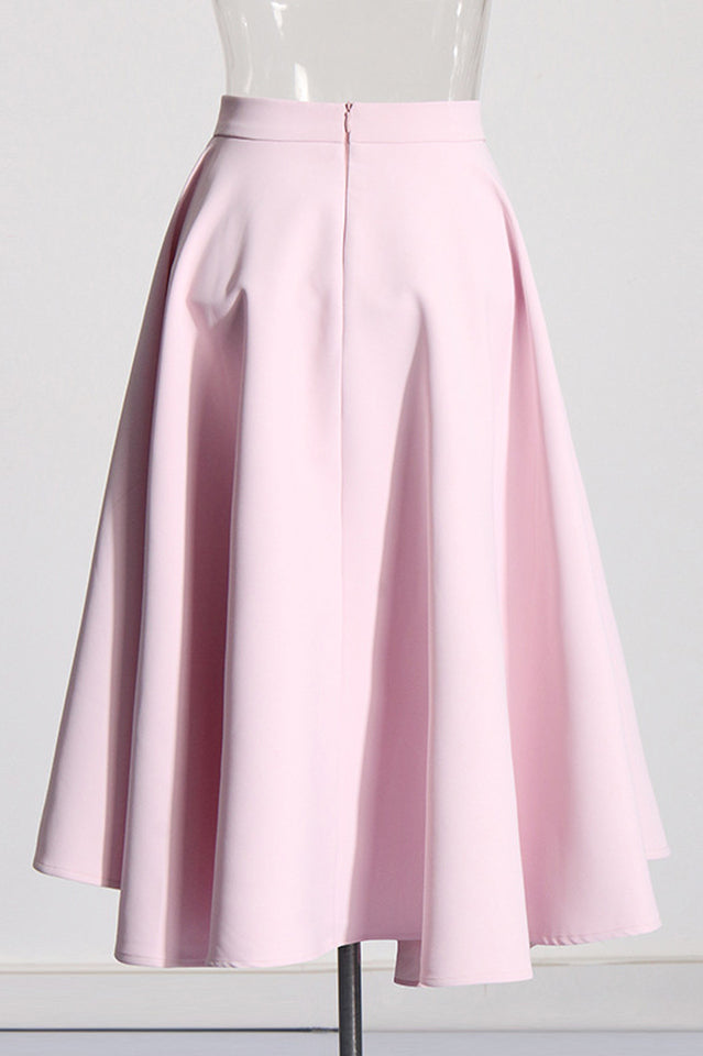 Elegant Blazer Midi Skirt Set