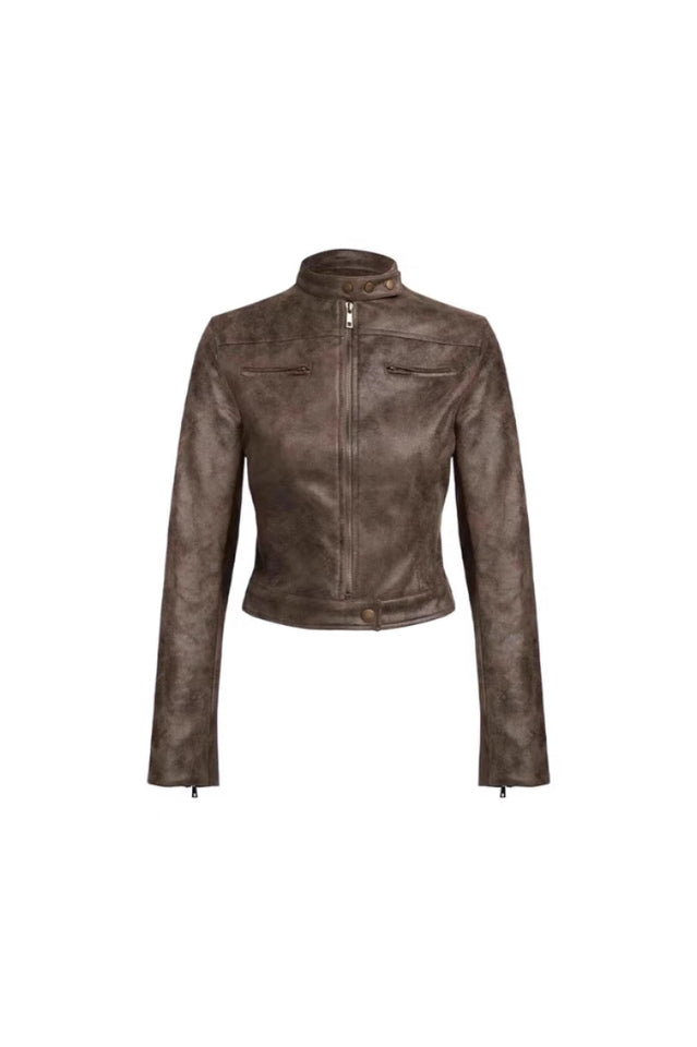 Bella Moto Jacket in Vegan Leather