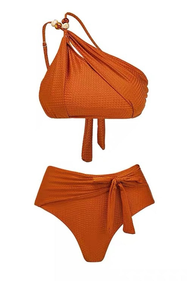 Preventa Monokini Swimsuit Set with Sarong Skirt