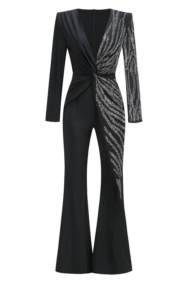 Isadora Two Pieces Sets - Rhinestone Jumpsuit