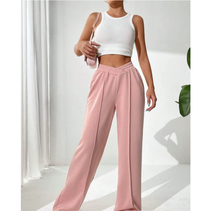 Loose Casual Wide-Leg Trousers for Effortless Style