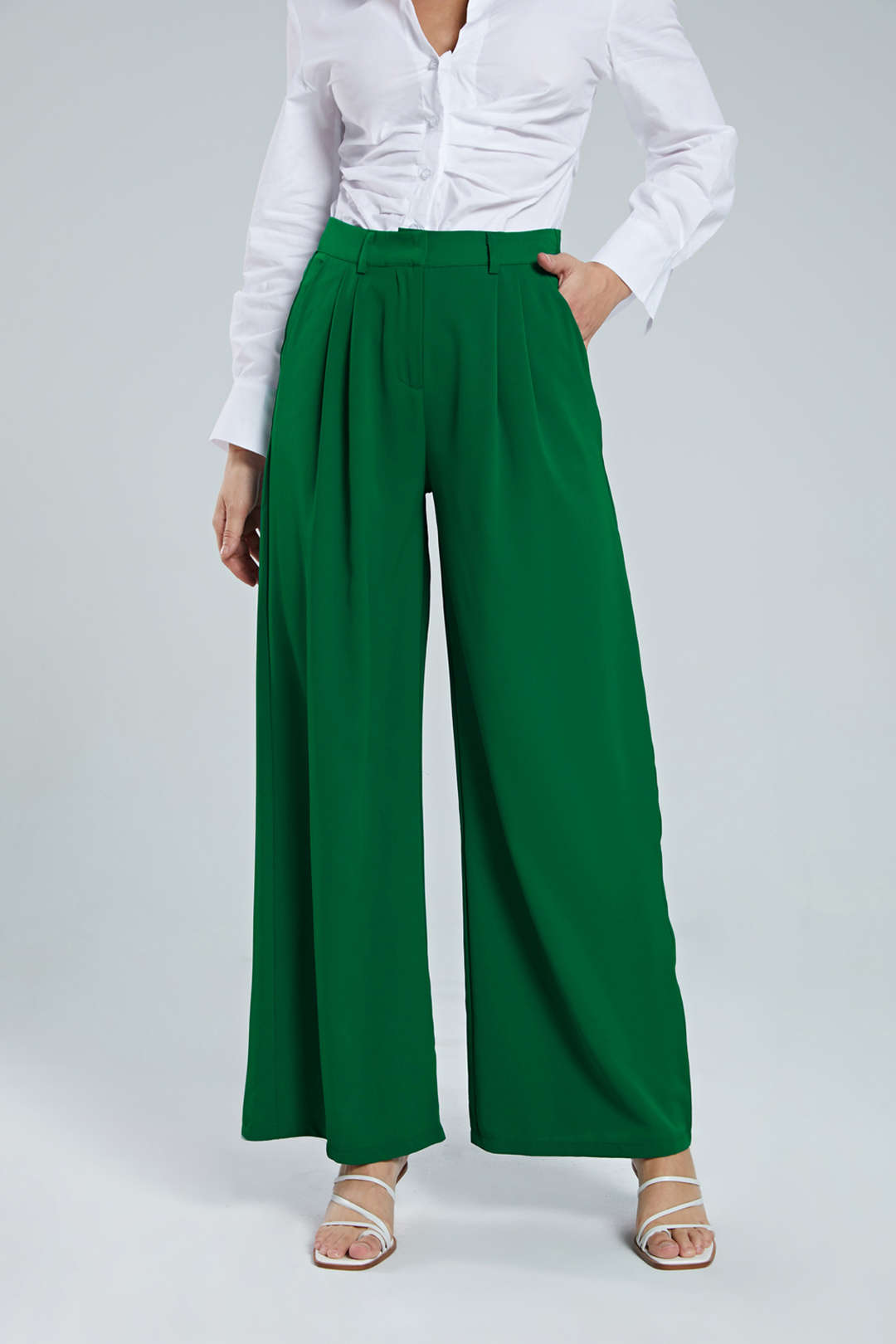 Basic Wide Leg Suit Pants for Effortless Style