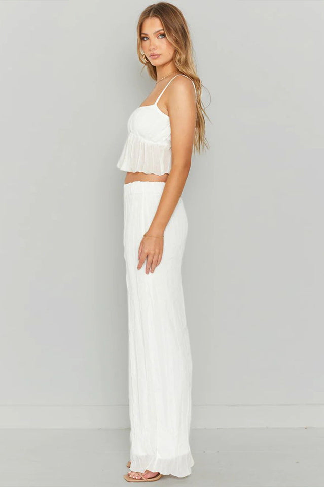 Cropped Maxi Top and Skirt Set