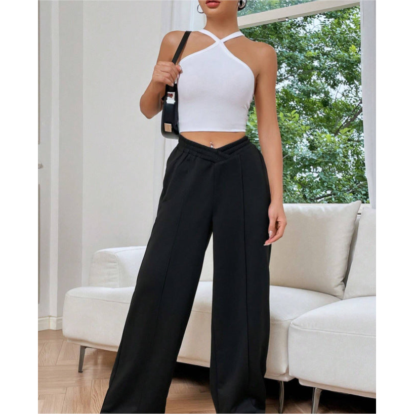 Loose Casual Wide-Leg Trousers for Effortless Style