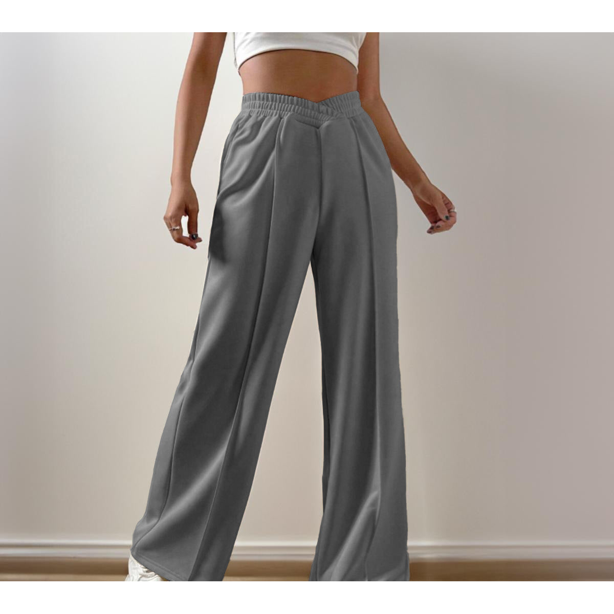 Loose Casual Wide-Leg Trousers for Effortless Style