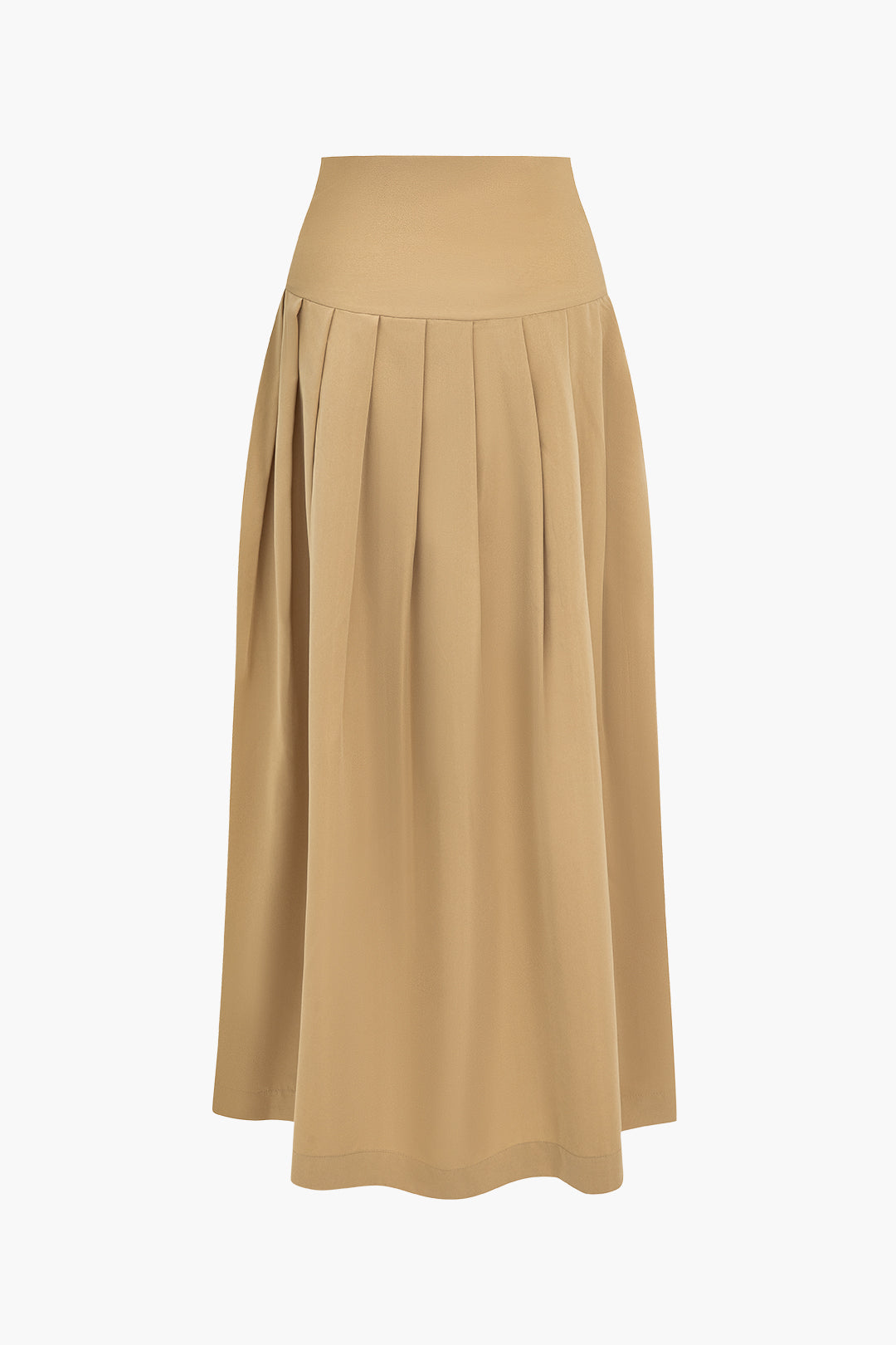 High Waist Pleated Skirt in Casual Style