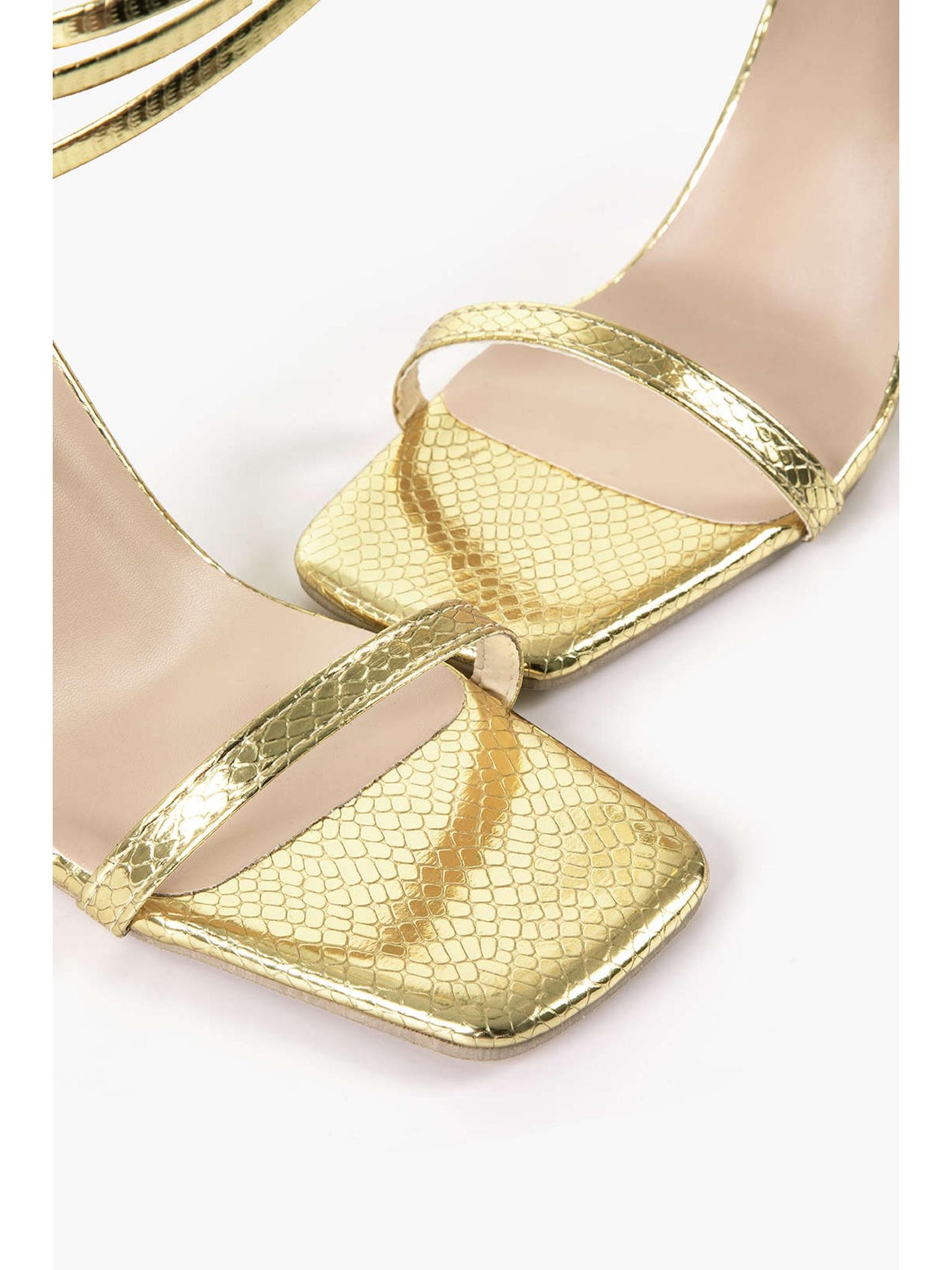 Elegant Square Toe Chain High Heels for Stylish Looks