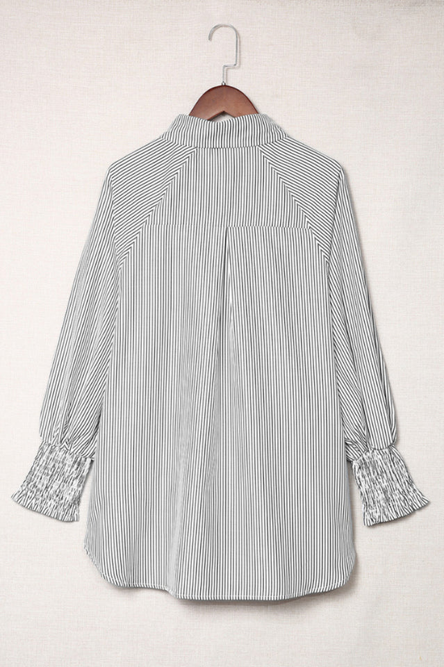 The Rhodes Blouse - Oversized Lantern Sleeve Top