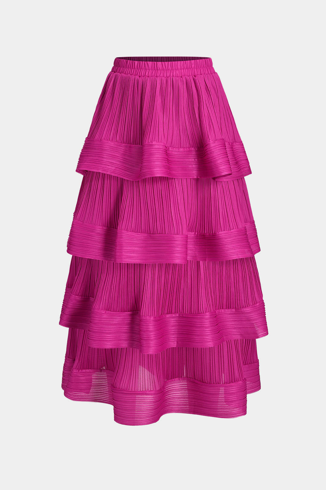 Pleated Ruffle Skirt in Casual Style