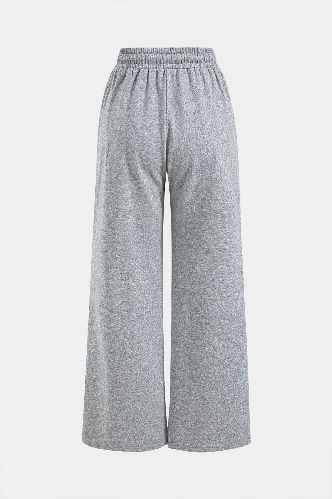 Twist Knot Drawstring Pocket Trousers - Loose Fit Jersey