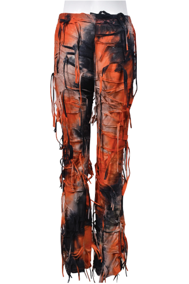 Tie-Dye Tassel Beggar American Pants for Unique Style