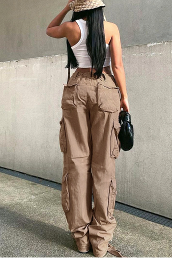 Cargo Wide Legs Retro Pants for Effortless Style