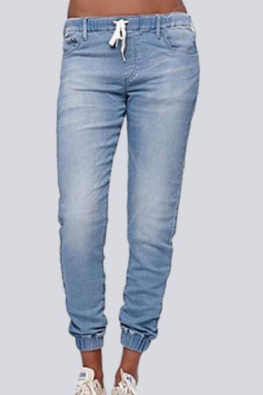 Stretch Slim Fit Jeans in Soft Cotton Fabric