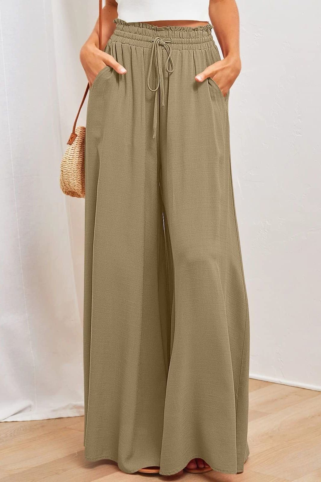 Casual Wide-Leg Loose Summer Pants for Effortless Style