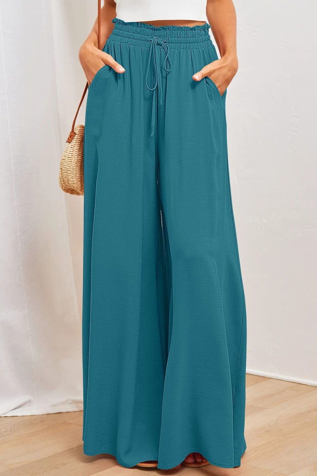 Casual Wide-Leg Loose Summer Pants for Effortless Style