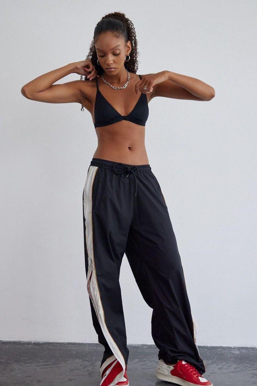 Urban Street Zipper Loose Drape Sports Pants