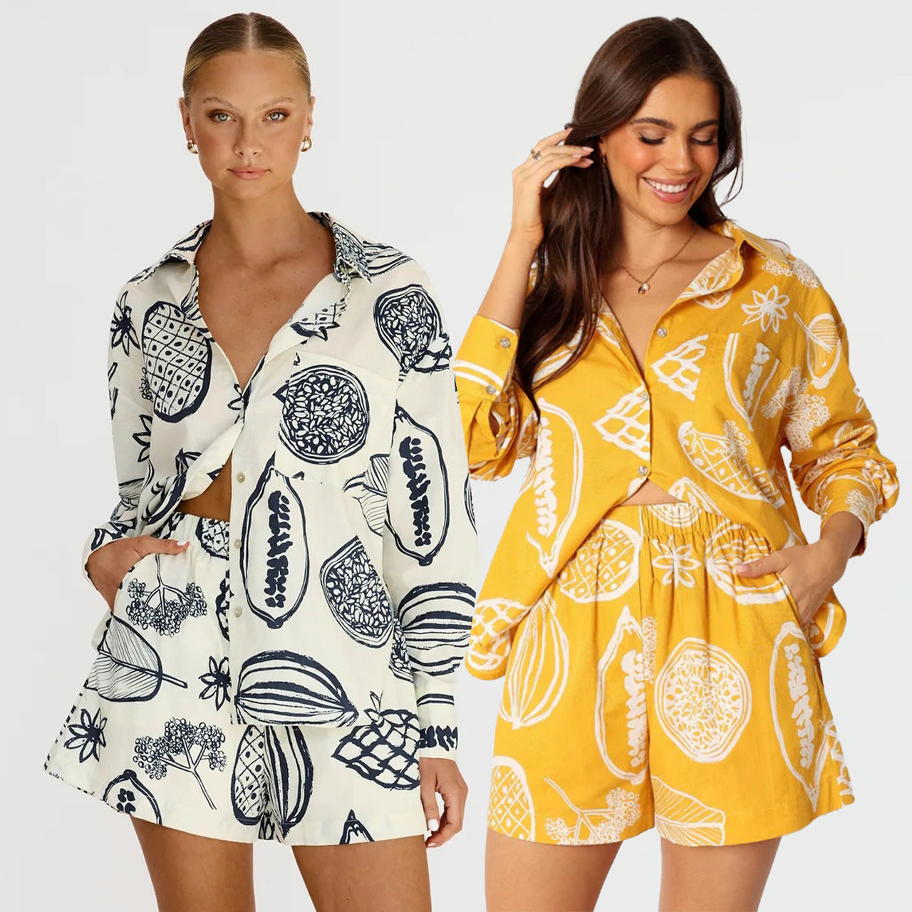 Fruit Printed Summer Coords Set