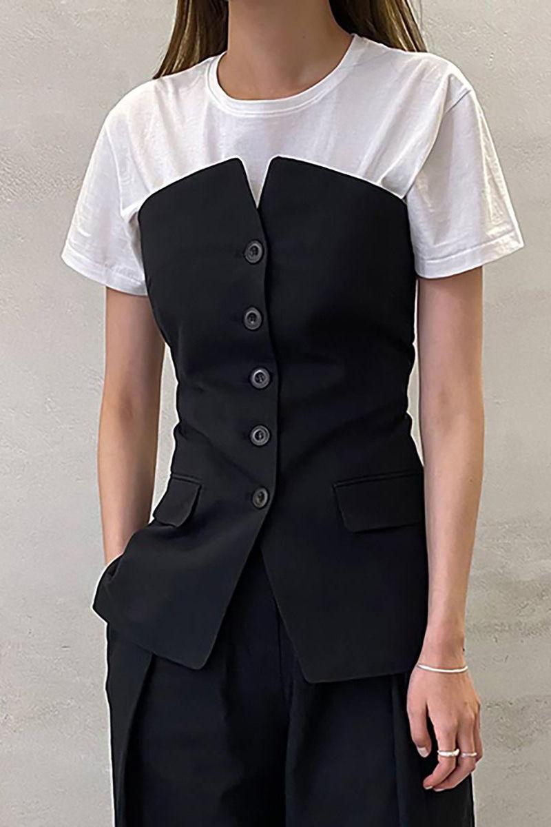 Black Sleeveless Long Vest for Effortless Style