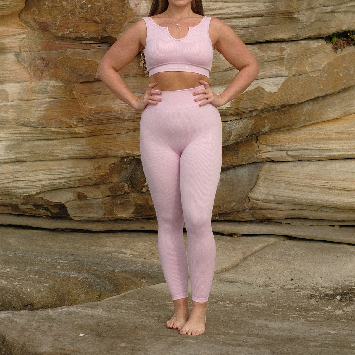 Ribbed Seamless Yoga Leggings for Comfort and Style