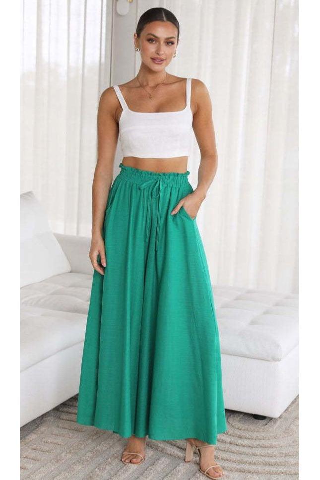 Casual Wide-Leg Loose Summer Pants for Effortless Style