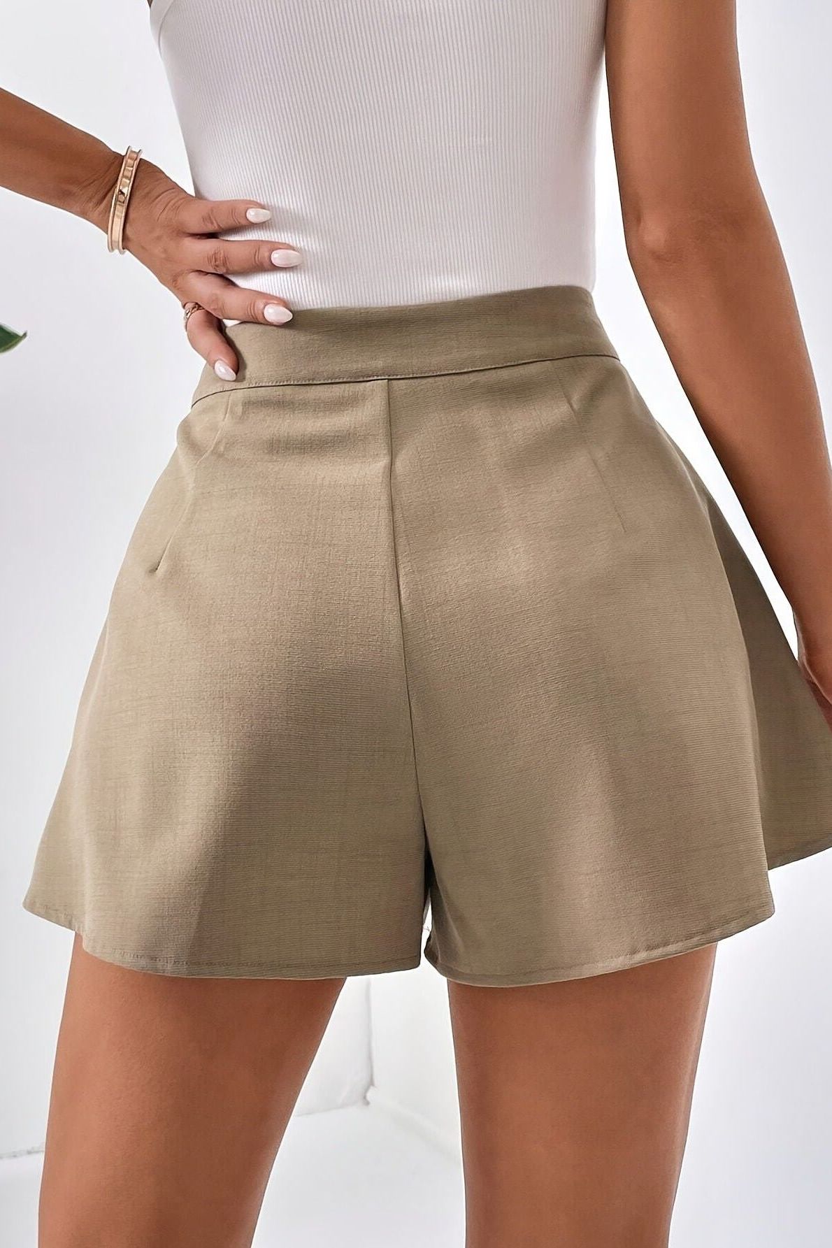 High Waist Elegant Shorts for Chic Style