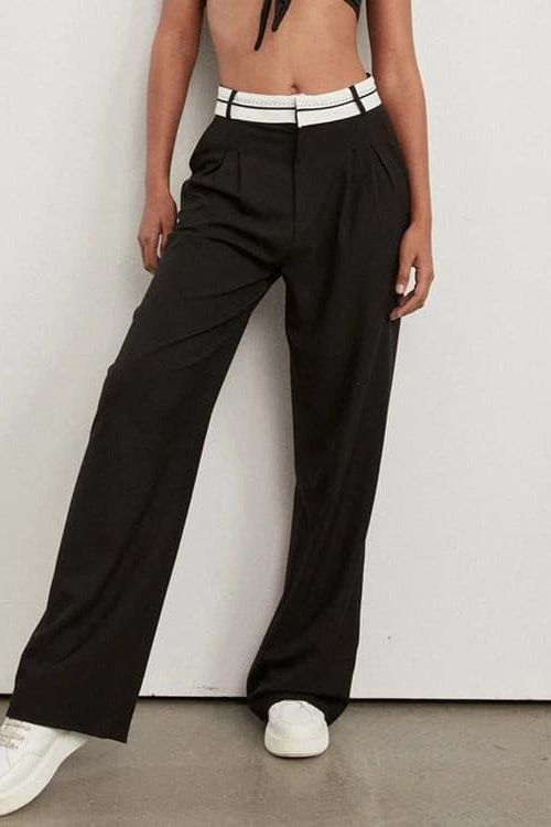 Casual Mopping Pants with Adjustable Waistband