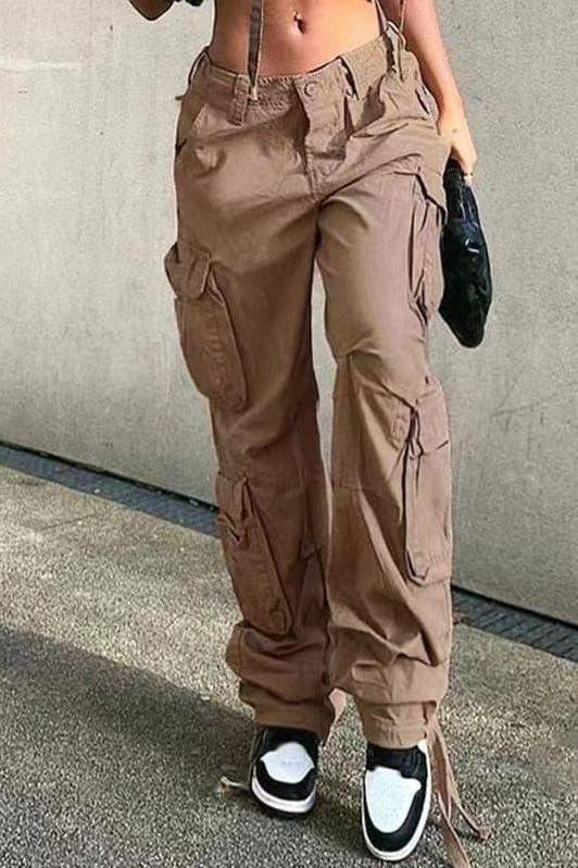 Street Hip-Hop Style Low-Waist Pants