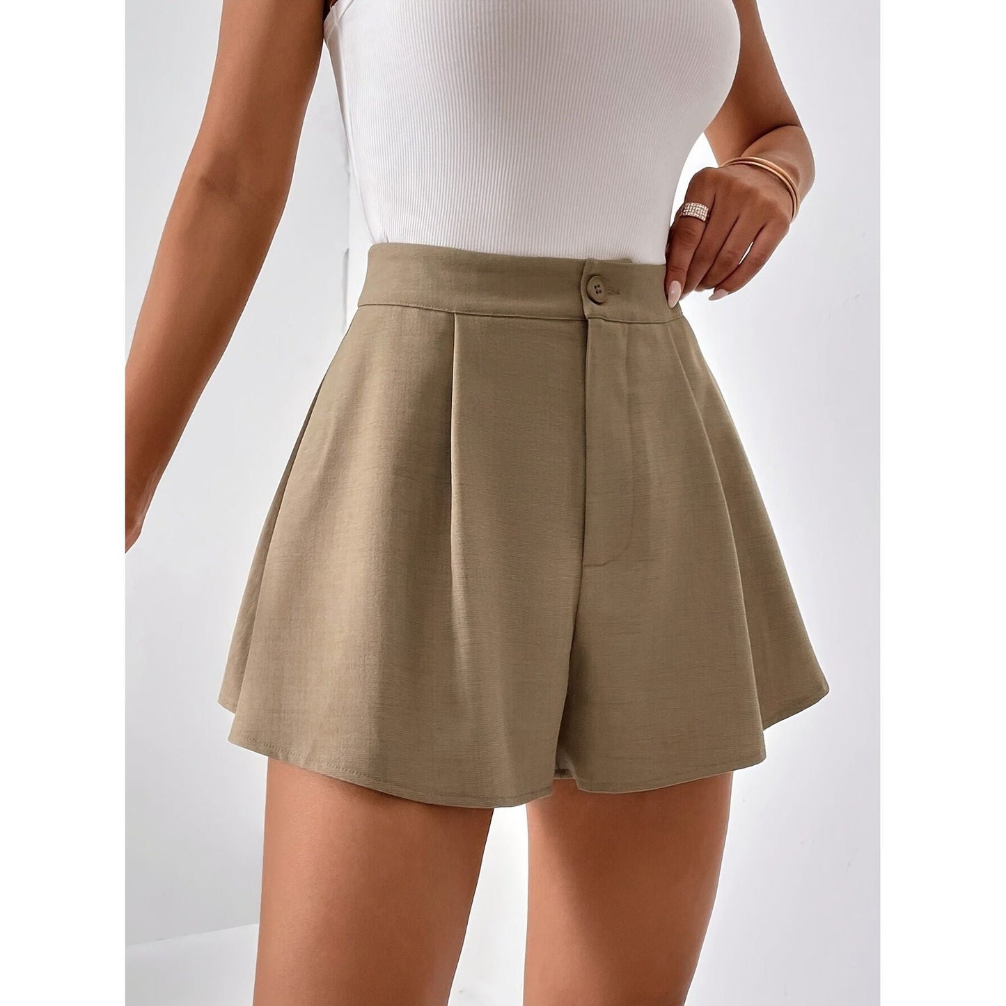 High Waist Elegant Shorts for Chic Style