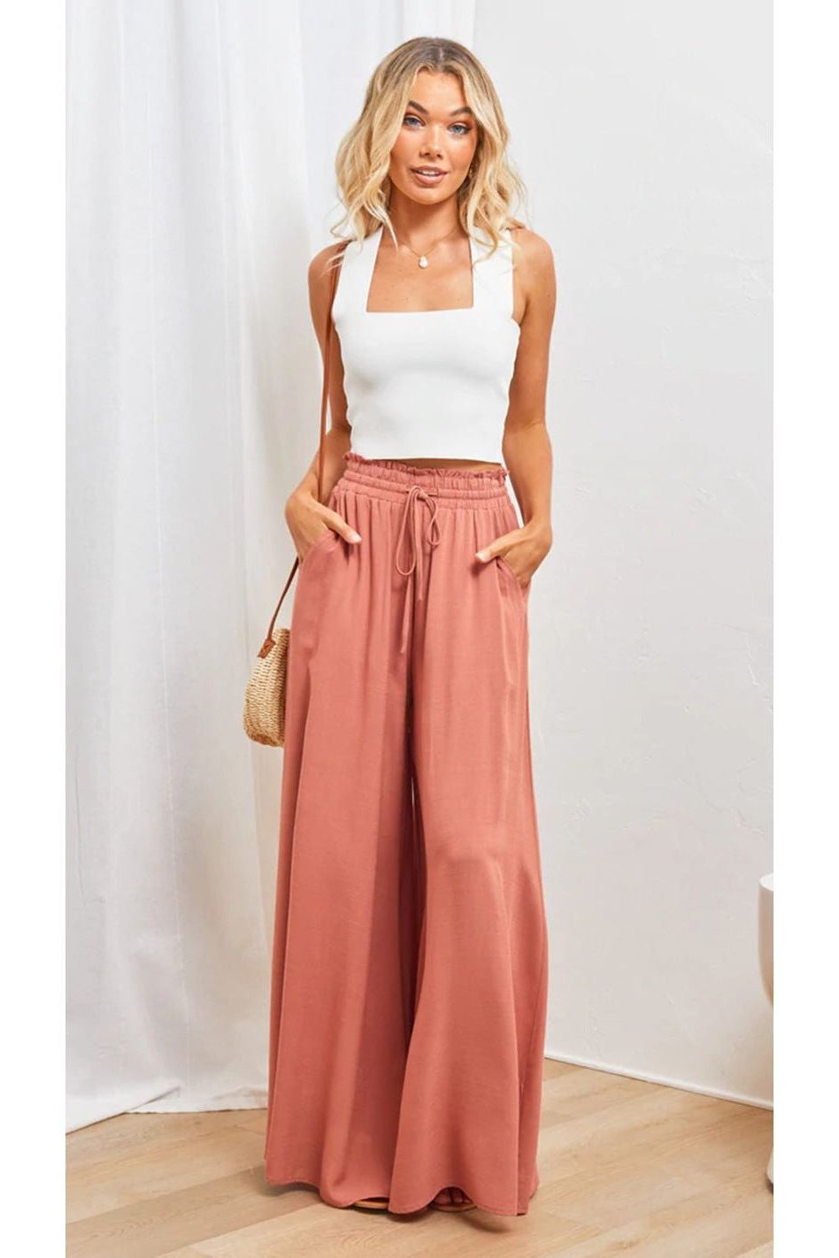 Casual Wide-Leg Loose Summer Pants for Effortless Style