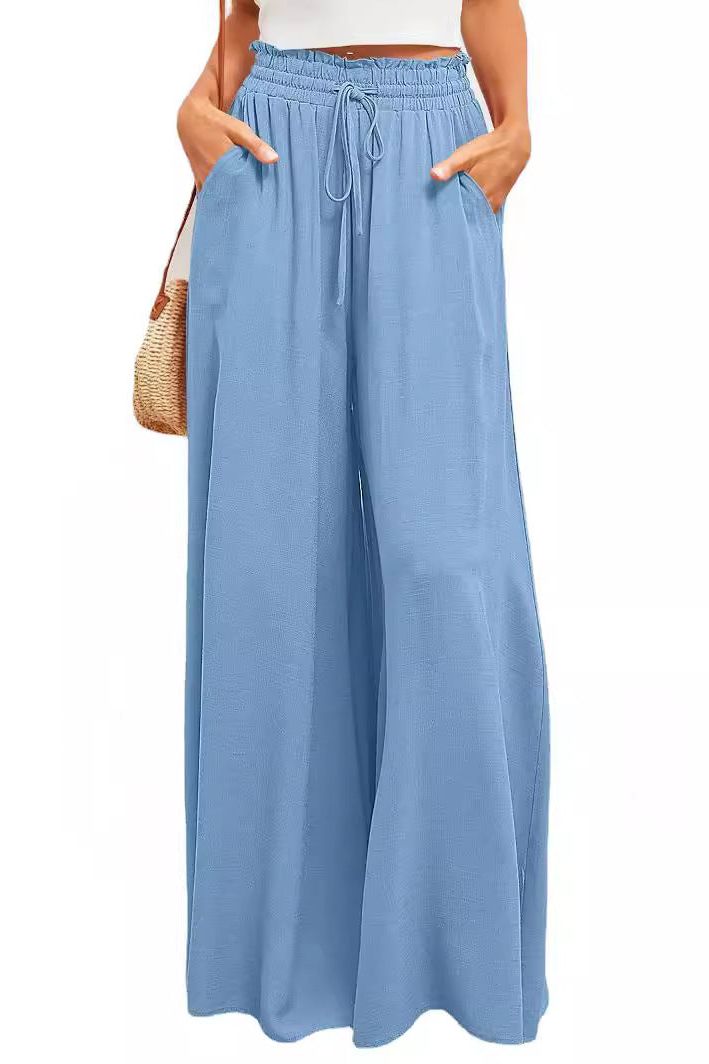 Casual Wide-Leg Loose Summer Pants for Effortless Style