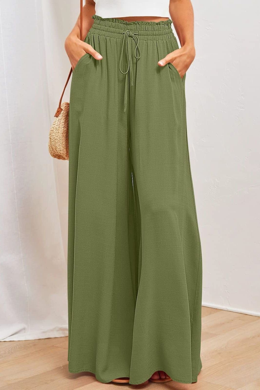 Casual Wide-Leg Loose Summer Pants for Effortless Style