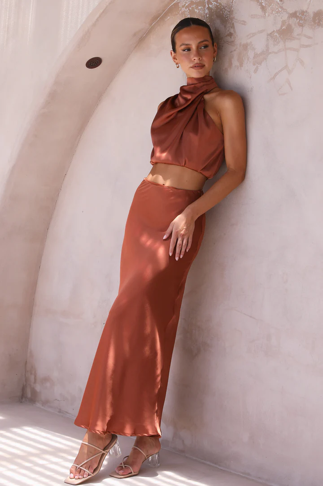 Esther Top And Maxi Skirt Set