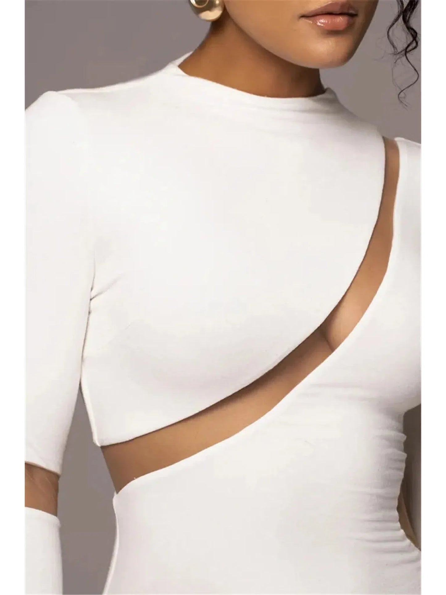 Turtleneck Bodycon Maxi Dress