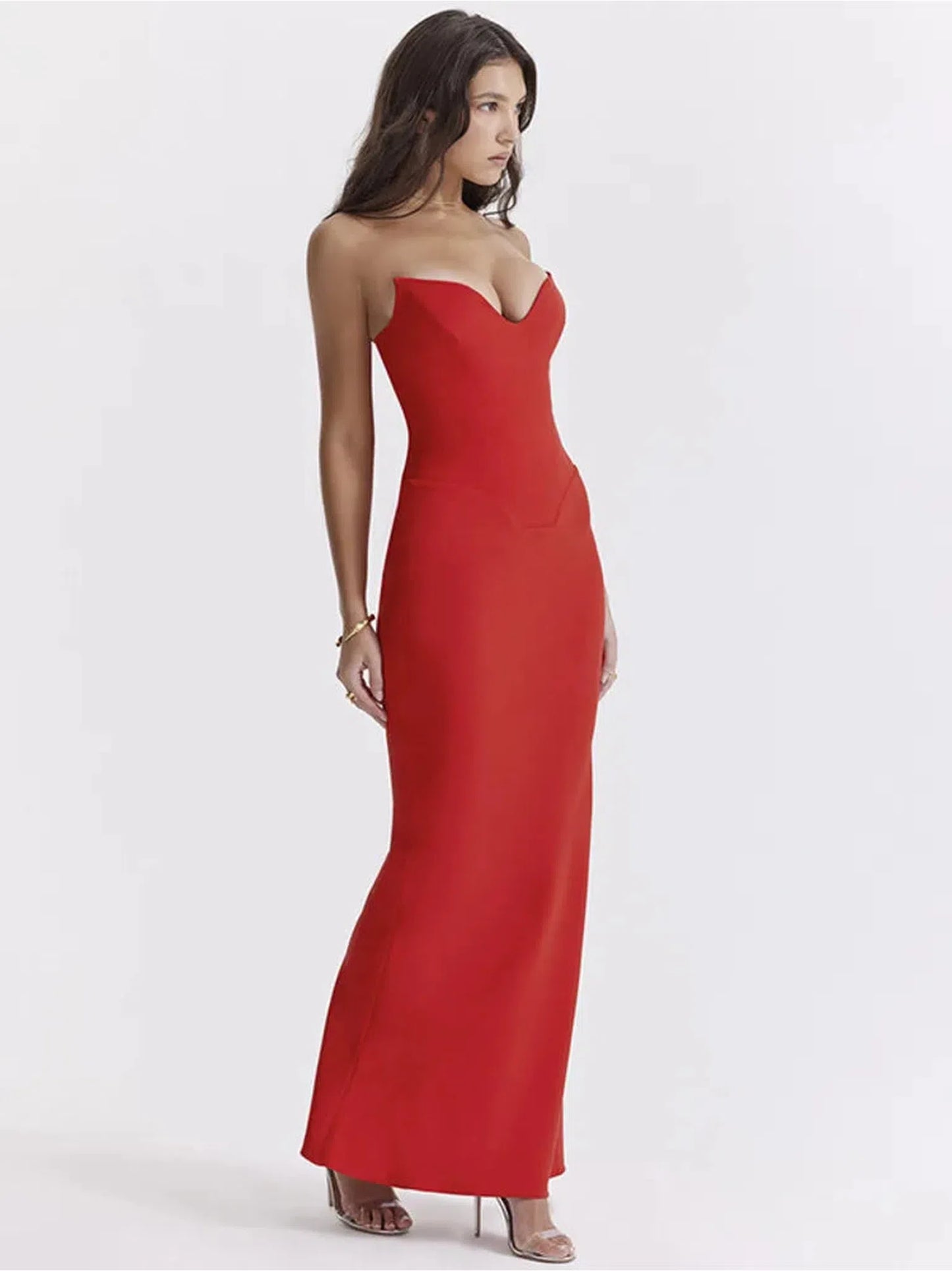 Strapless Off-Shoulder Sexy Maxi Dress For Women