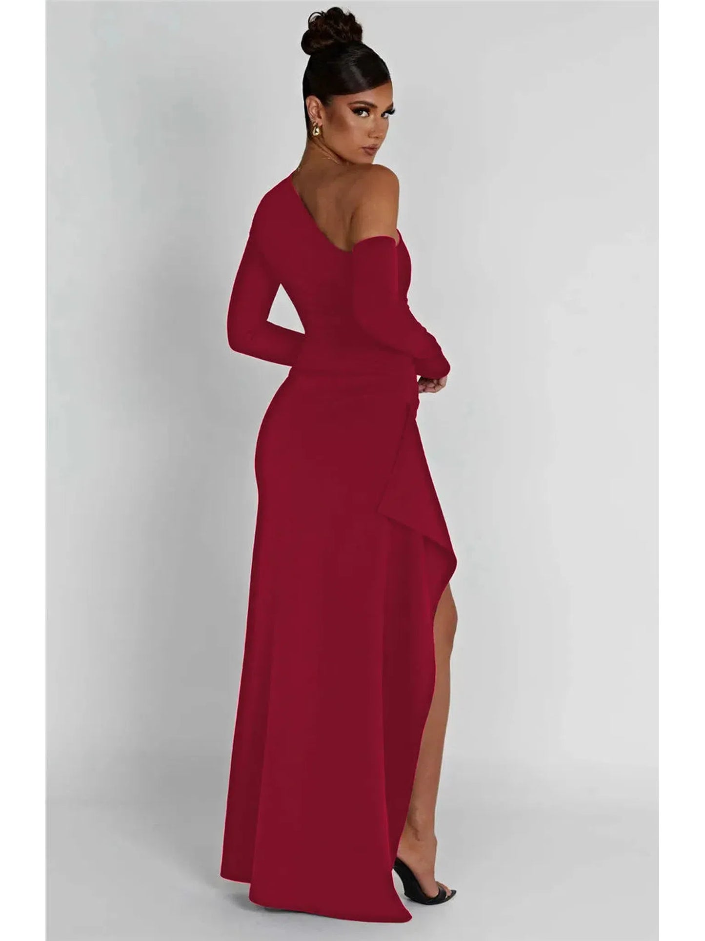 Thigh High Split Backless Maxi Dress for Women