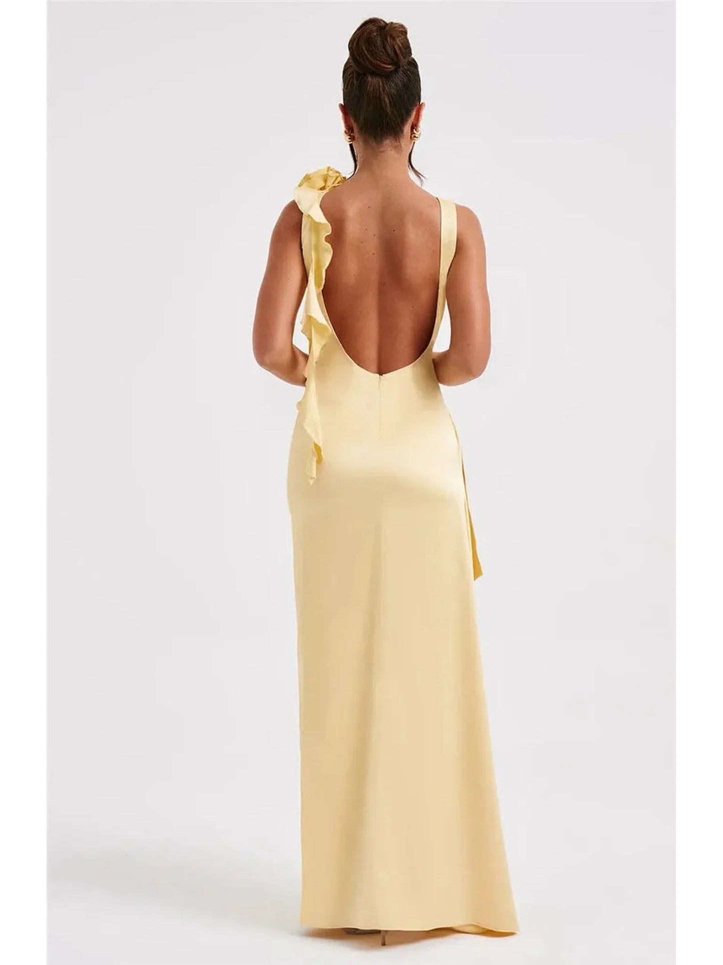 Backless Thigh High Split Sexy Maxi Dress