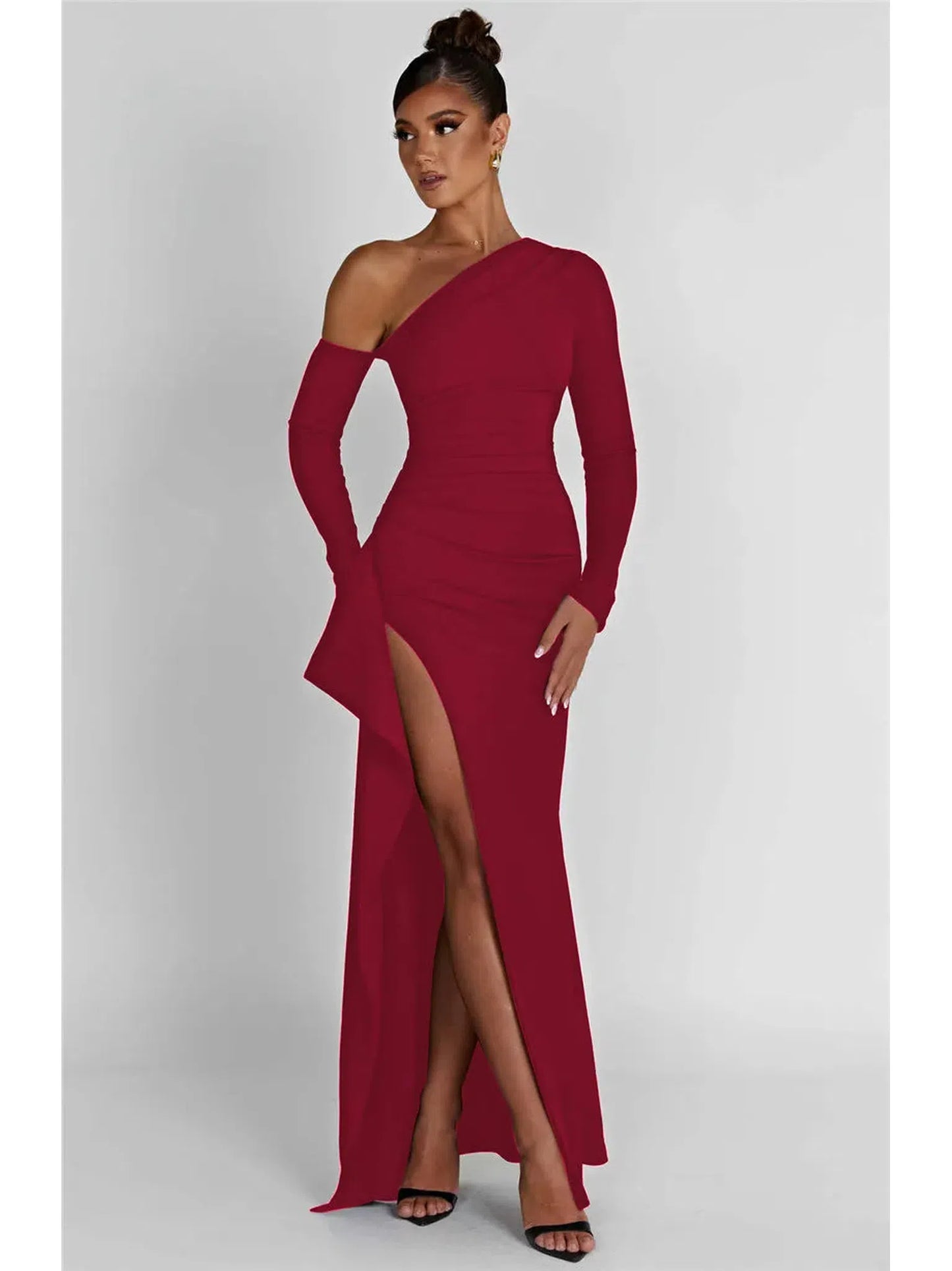 Thigh High Split Backless Maxi Dress for Women