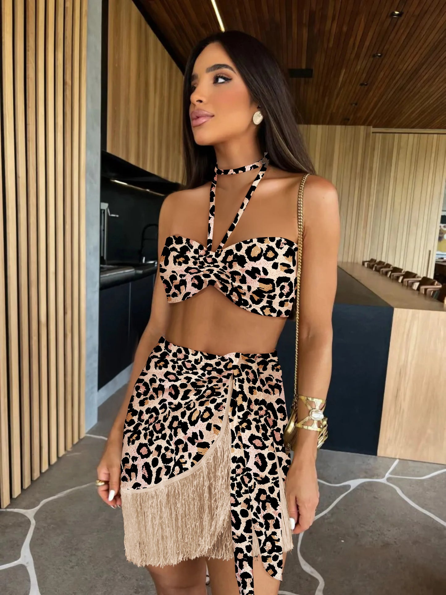 Elegant Tassel Two Piece Set