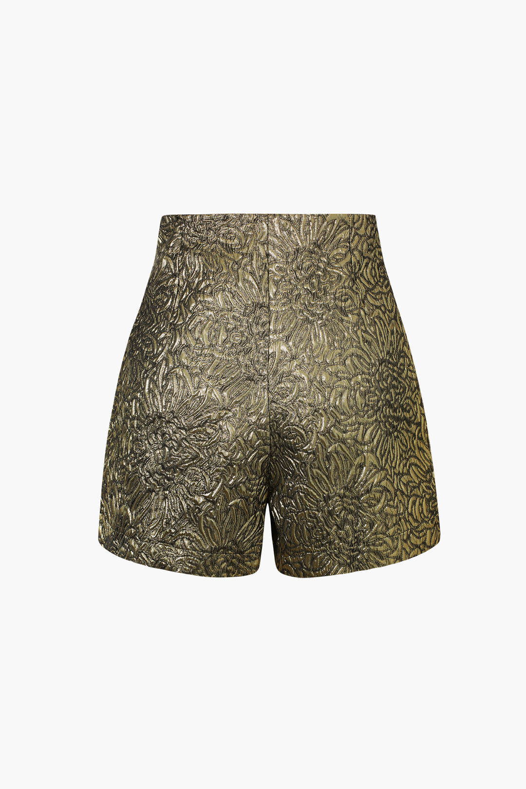 High Waisted Jacquard Shorts for Casual Style