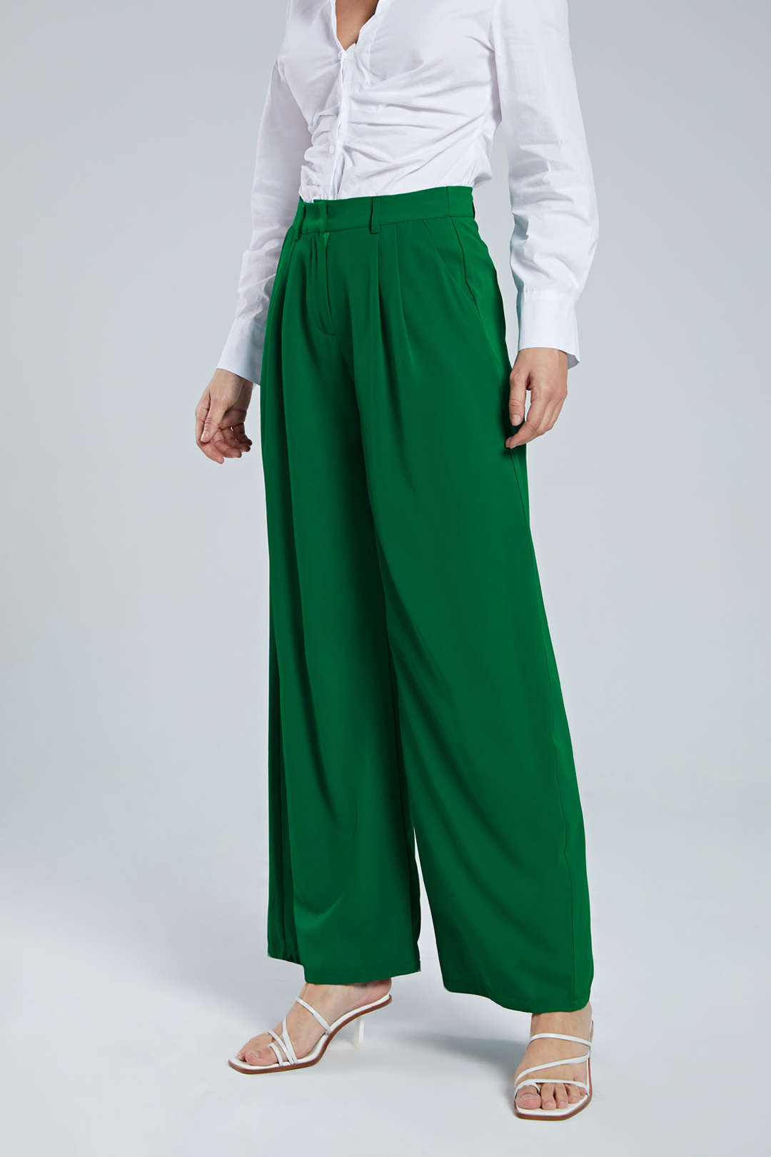 Basic Wide Leg Suit Pants for Effortless Style