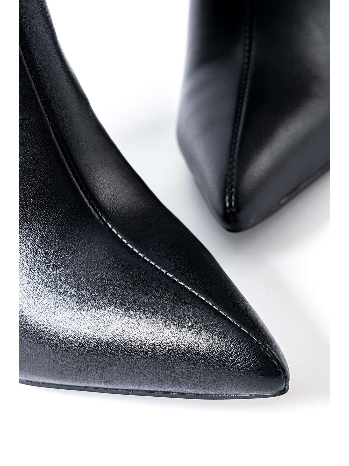 Faux Leather Pointed Toe Ankle Boots for Chic Style