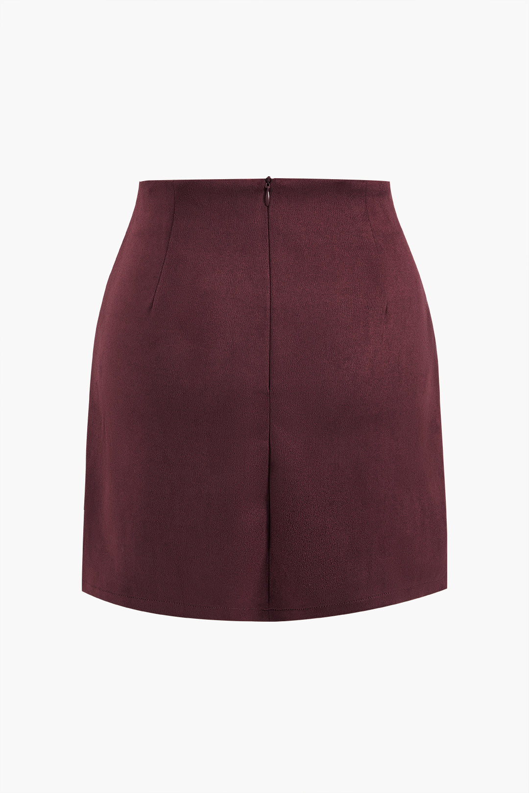 Linen Button Patchwork Pleated Skirt for Special Occasions