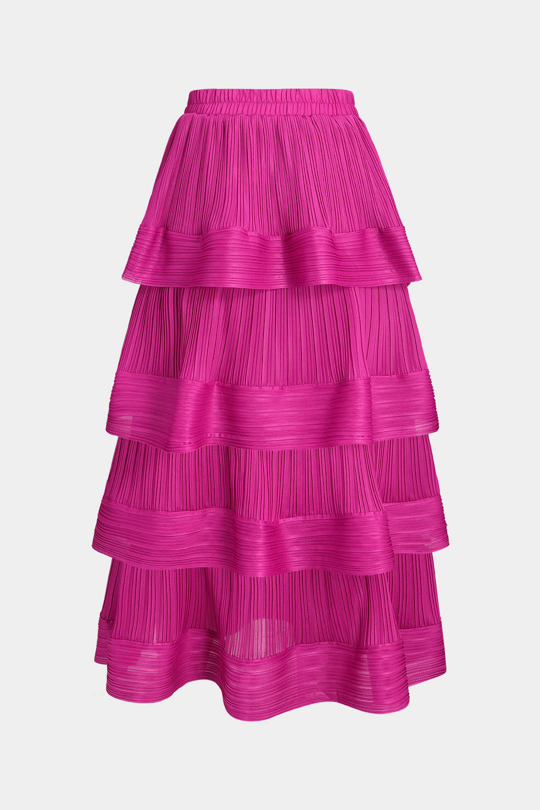 Pleated Ruffle Skirt in Casual Style