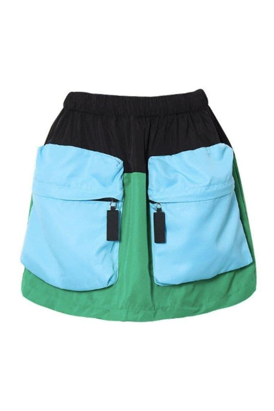 Casual Elastic Waist Skirt in Breathable Cotton