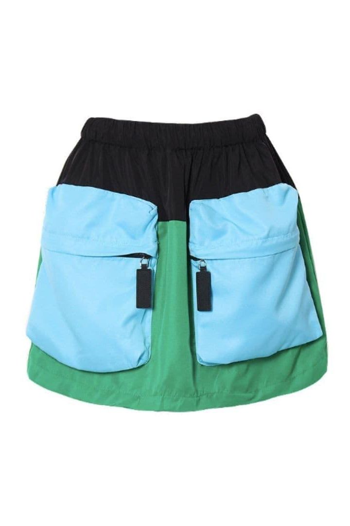 Casual Elastic Waist Skirt in Breathable Cotton